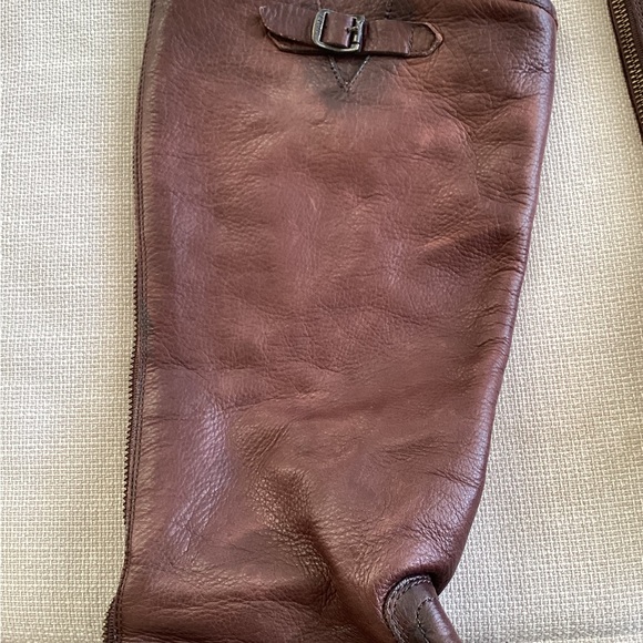 Frye Brown Equestrian Leather Boots 7 - Picture 13 of 16